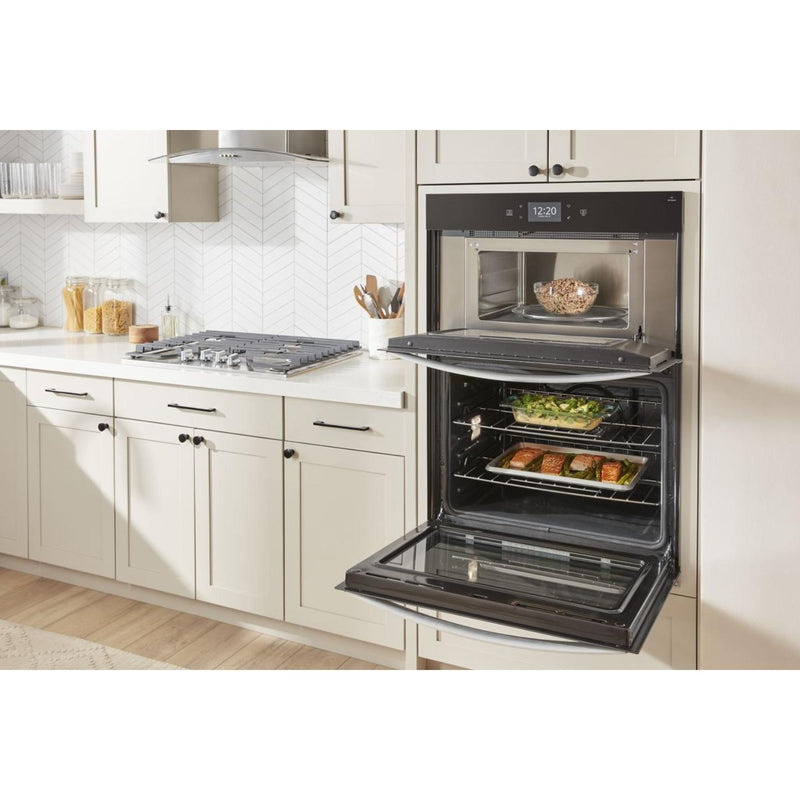 Whirlpool Four combiné mural avec micro - ondes de 30 pouces, et capacité de four de 5,0 pi. cu. WOEC7030PZ - Germain Larivière