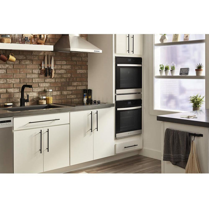 Whirlpool Four mural encastré double de 24 pouces, 5,8 pi. cu. avec technologie convection véritable WOD52ES4MZ - Germain Larivière