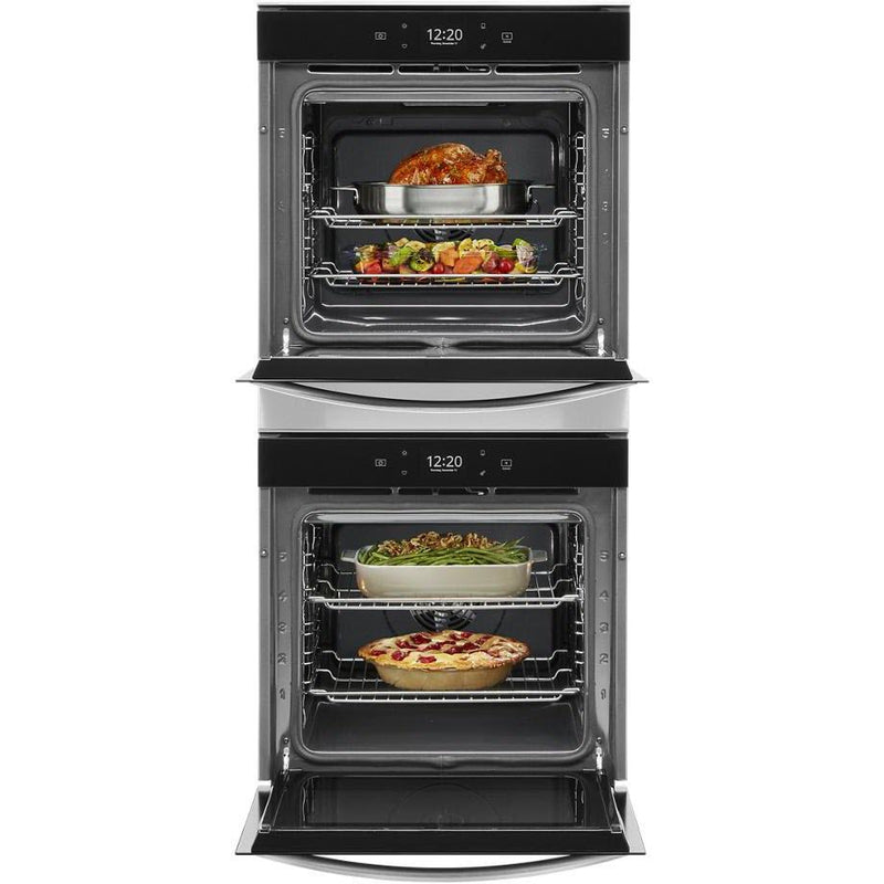 Whirlpool Four mural encastré double de 24 pouces, 5,8 pi. cu. avec technologie convection véritable WOD52ES4MZ - Germain Larivière