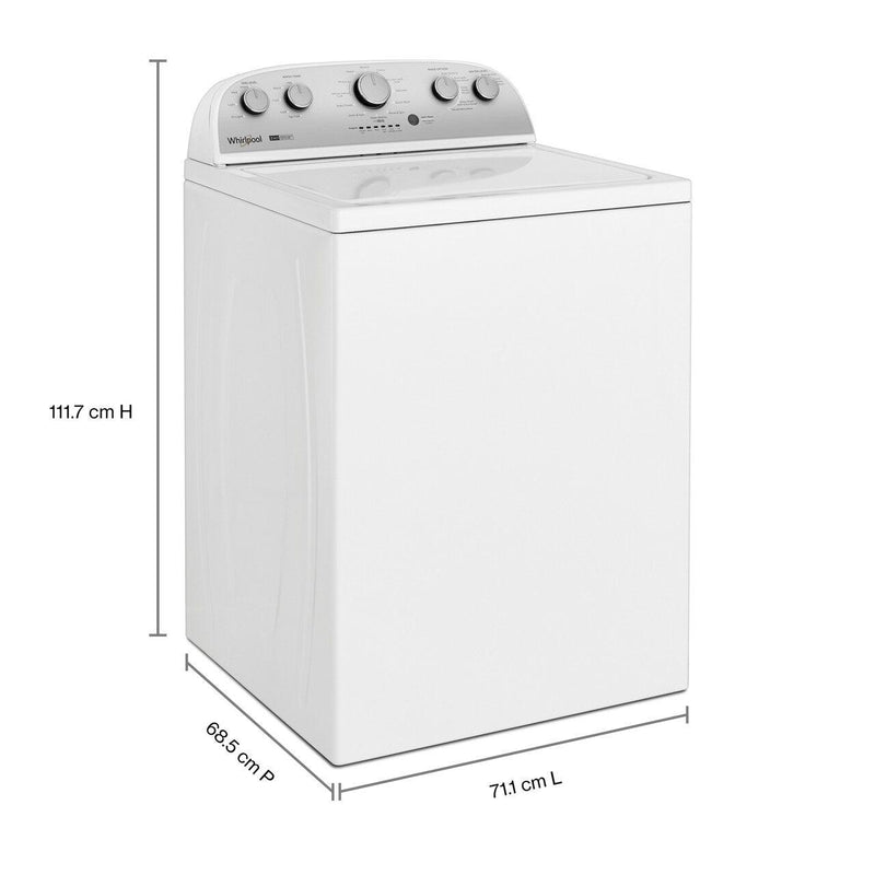 Whirlpool Laveuse à chargement vertical de 4,4 - 4,5 pi. cu. WTW4957PW - Germain Larivière