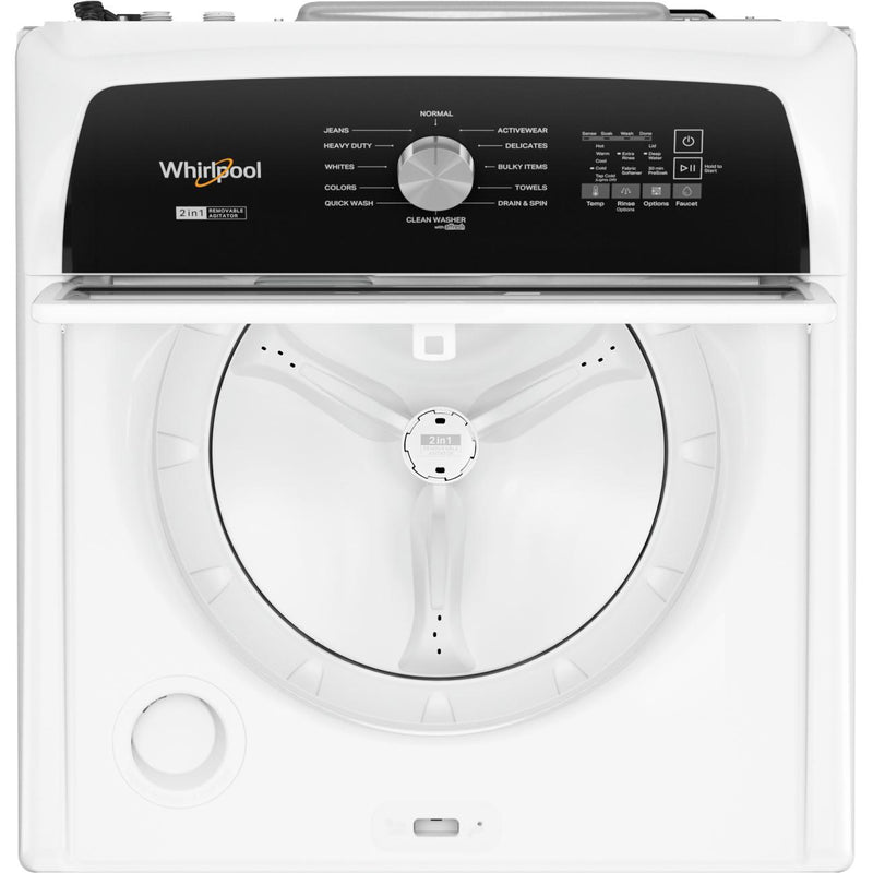 Whirlpool Laveuse à chargement vertical de 5,4 pi cu avec agitateur amovible WTW5057LW - Germain Larivière