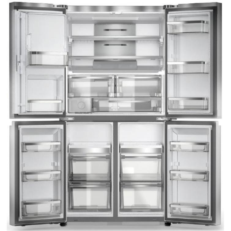Whirlpool Réfrigérateur à 4 portes à profondeur de comptoir de 36 pouces avec distributeur de glaçons WRQC7836RZ - Germain Larivière