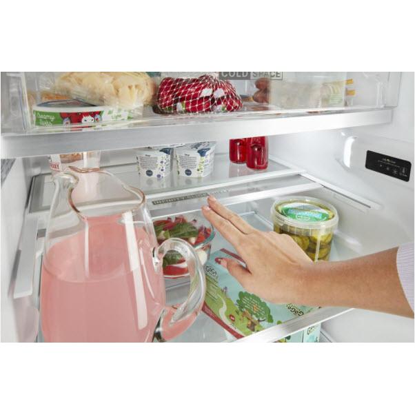 Whirlpool Réfrigérateur à congélateur supérieur amovible de 24 po., 12.9 pi.cu. WRT313CZLW - Germain Larivière