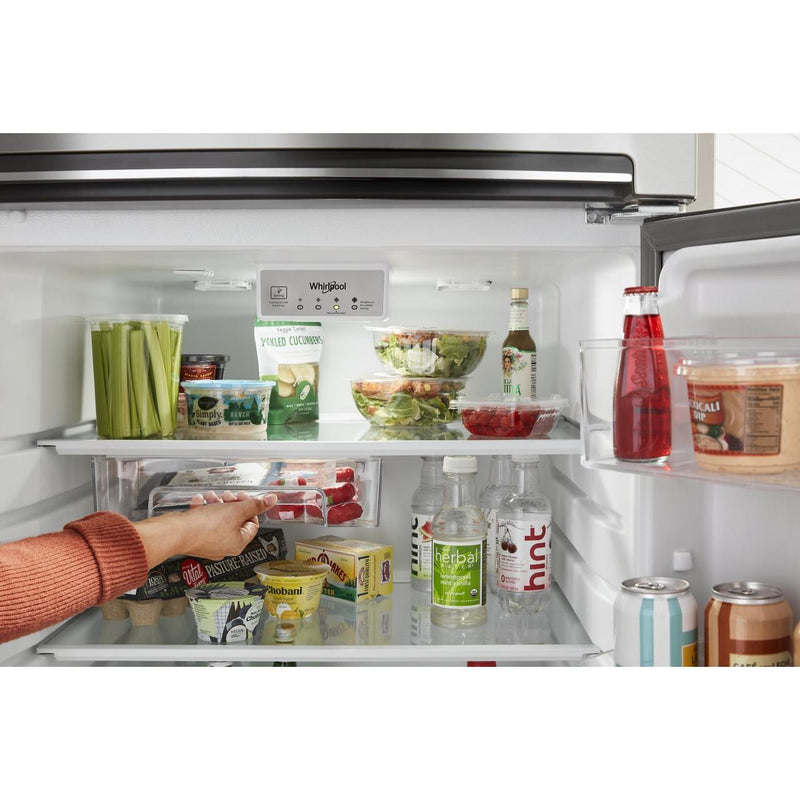 Whirlpool Réfrigérateur à congélateur supérieur amovible de 28 pouces WRTX5328PW - Germain Larivière