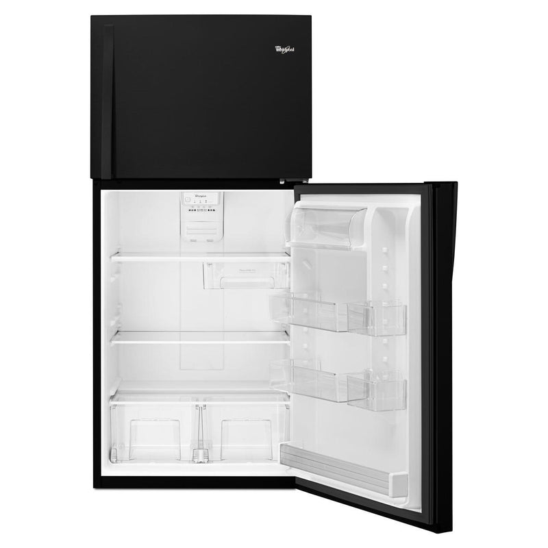 Whirlpool Réfrigérateur à congélateur supérieur amovible de 30 po, 19,14 pi.cu. avec bac Flexi - Slide™ WRT519SZDB - Germain Larivière