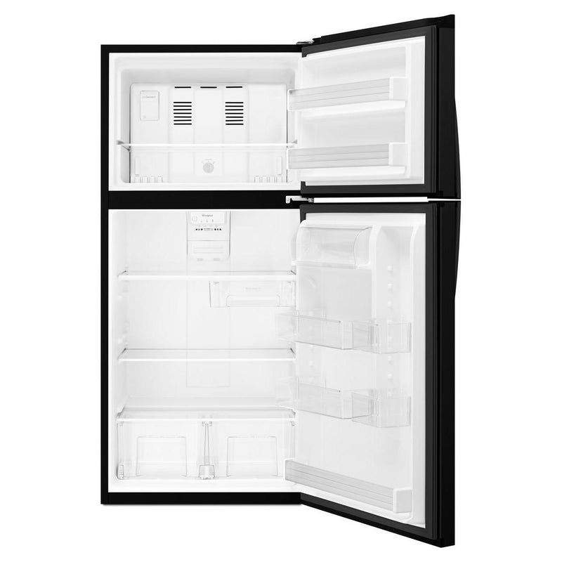 Whirlpool Réfrigérateur à congélateur supérieur amovible de 30 po, 19,14 pi.cu. avec bac Flexi - Slide™ WRT519SZDB - Germain Larivière