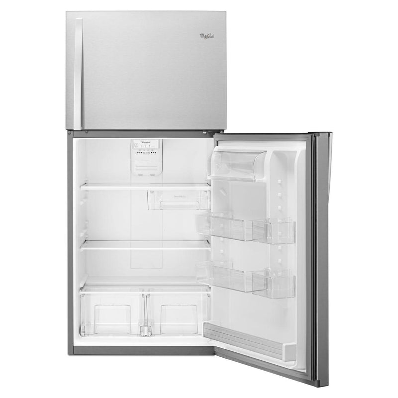 Whirlpool Réfrigérateur à congélateur supérieur amovible de 30 po, 19,14 pi.cu. avec bac Flexi - Slide™ WRT519SZDM - Germain Larivière