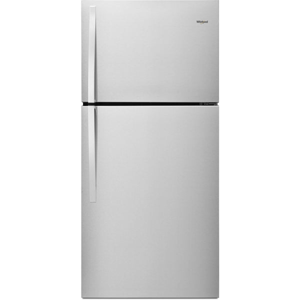 Whirlpool Réfrigérateur à congélateur supérieur amovible de 30 po, 19,14 pi.cu. avec bac Flexi - Slide™ WRT519SZDM - Germain Larivière