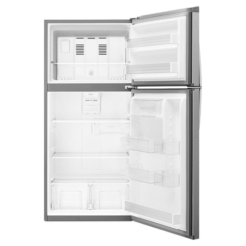 Whirlpool Réfrigérateur à congélateur supérieur amovible de 30 po, 19,14 pi.cu. avec bac Flexi - Slide™ WRT519SZDM - Germain Larivière