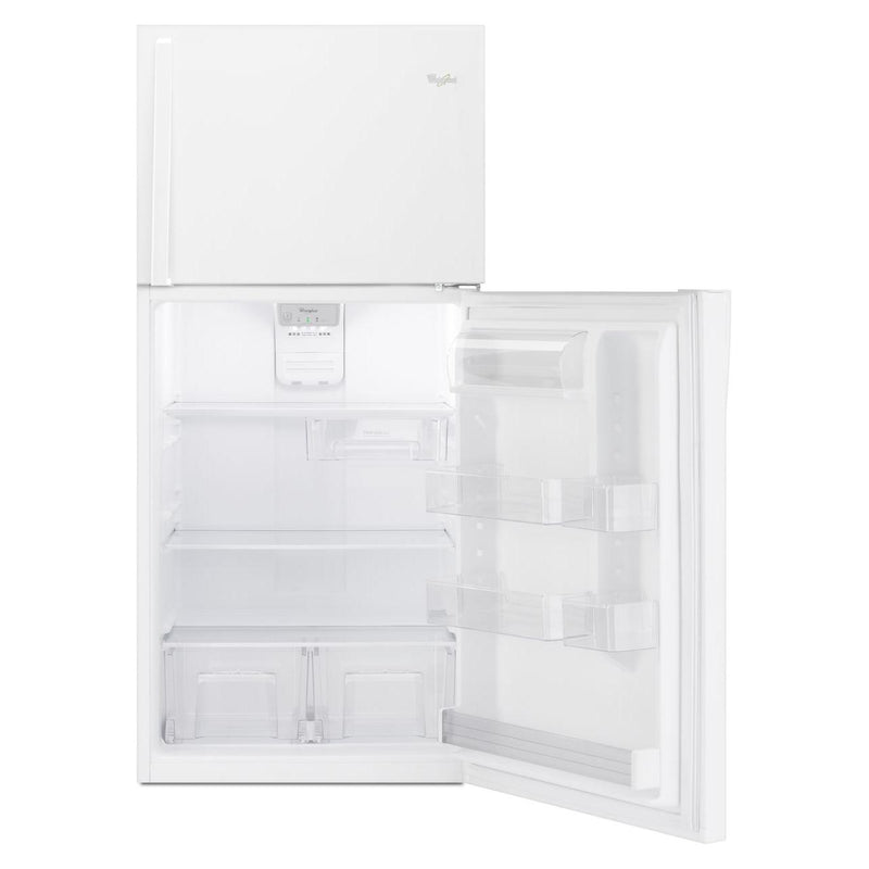 Whirlpool Réfrigérateur à congélateur supérieur amovible de 30 po, 19,14 pi.cu. avec bac Flexi - Slide™ WRT519SZDW - Germain Larivière
