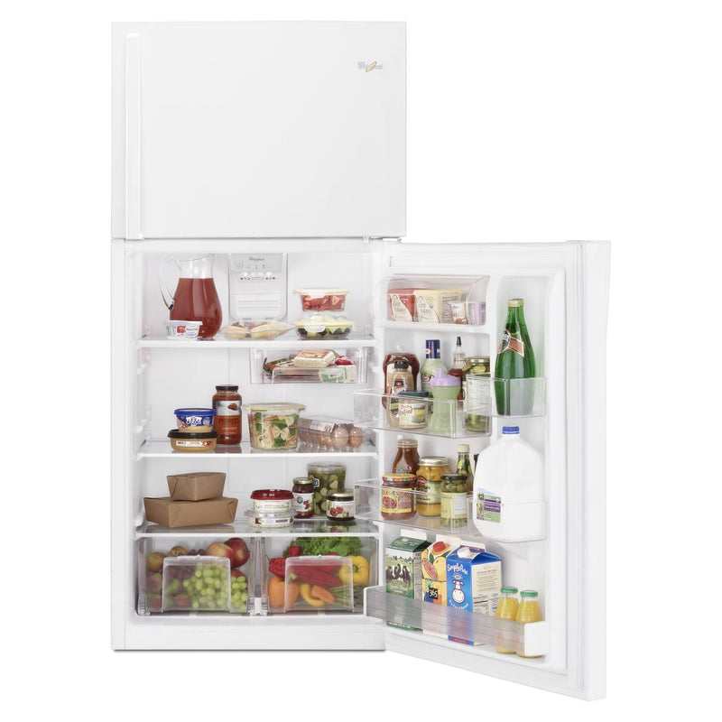 Whirlpool Réfrigérateur à congélateur supérieur amovible de 30 po, 19,14 pi.cu. avec bac Flexi - Slide™ WRT519SZDW - Germain Larivière