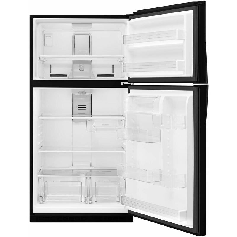 Whirlpool Réfrigérateur à congélateur supérieur amovible de 33 po, 21.3 pi.cu. avec bac Flexi - Slide™ WRT541SZDB - Germain Larivière