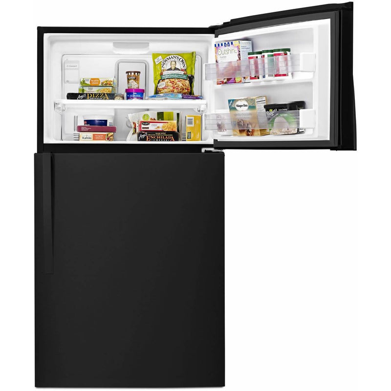 Whirlpool Réfrigérateur à congélateur supérieur amovible de 33 po, 21.3 pi.cu. avec bac Flexi - Slide™ WRT541SZDB - Germain Larivière