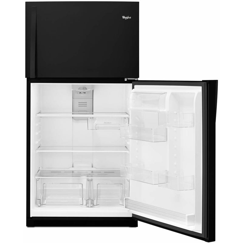 Whirlpool Réfrigérateur à congélateur supérieur amovible de 33 po, 21.3 pi.cu. avec bac Flexi - Slide™ WRT541SZDB - Germain Larivière