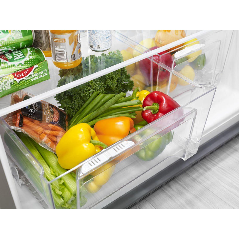 Whirlpool Réfrigérateur à congélateur supérieur amovible de 33 po, 21.3 pi.cu. avec bac Flexi - Slide™ WRT541SZDM - Germain Larivière