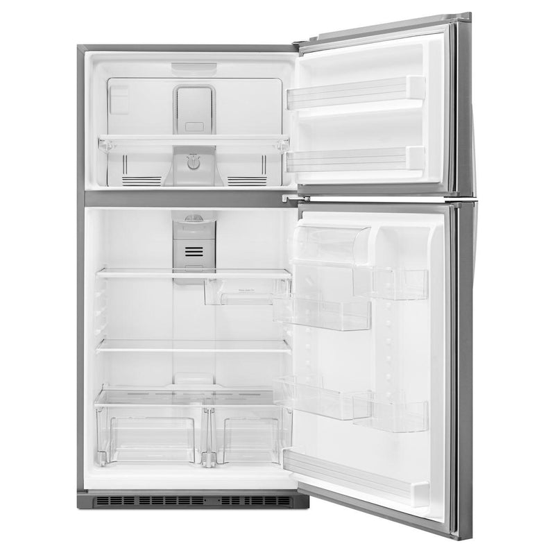 Whirlpool Réfrigérateur à congélateur supérieur amovible de 33 po, 21.3 pi.cu. avec bac Flexi - Slide™ WRT541SZDZ - Germain Larivière