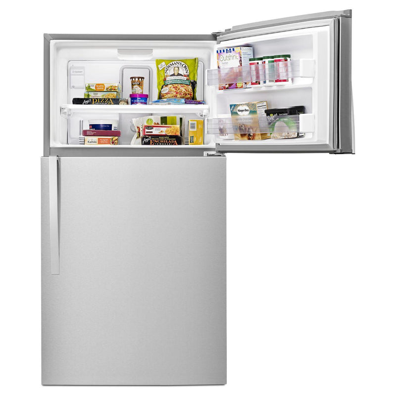 Whirlpool Réfrigérateur à congélateur supérieur amovible de 33 po, 21.3 pi.cu. avec bac Flexi - Slide™ WRT541SZDZ - Germain Larivière