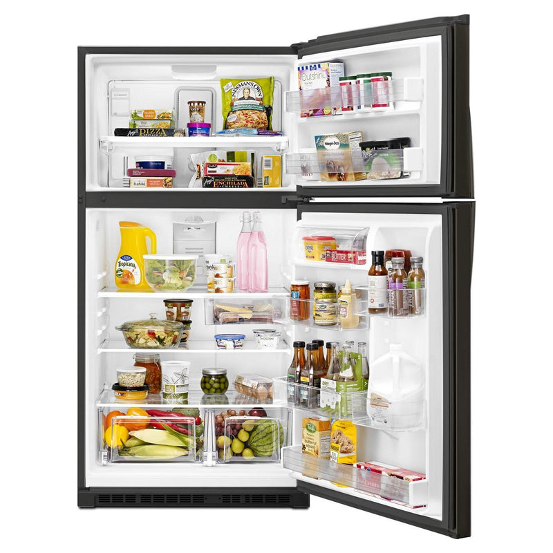 Whirlpool Réfrigérateur à congélateur supérieur amovible de 33 po, 21.3 pi.cu. avec bac Flexi - Slide™ WRT541SZHV - Germain Larivière