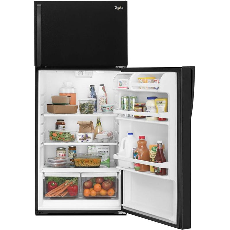 Whirlpool Réfrigérateur à congélateur supérieur de 28 po, 14.3 pi cu WRT314TFDB - Germain Larivière
