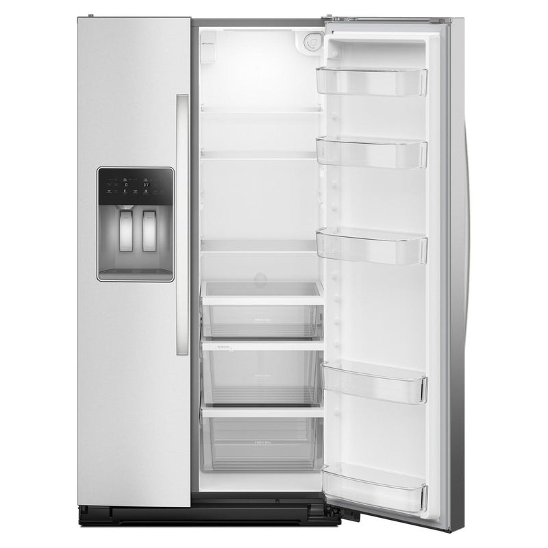 Whirlpool Réfrigérateur côte - à - côte de 36 pouces, 21 pi. cu. avec distributeur d'eau et de glace WRSC5536RZ - Germain Larivière