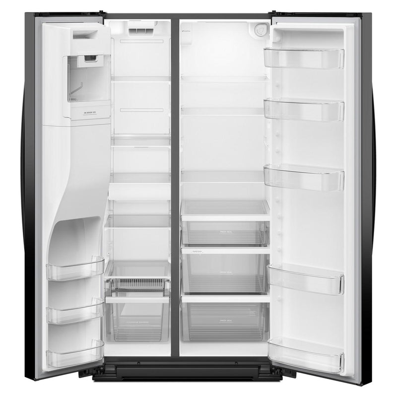Whirlpool Réfrigérateur côte - à - côte de 36 pouces, 28 pi. cu. avec distributeur d'eau et de glace WRSF5536RV - Germain Larivière