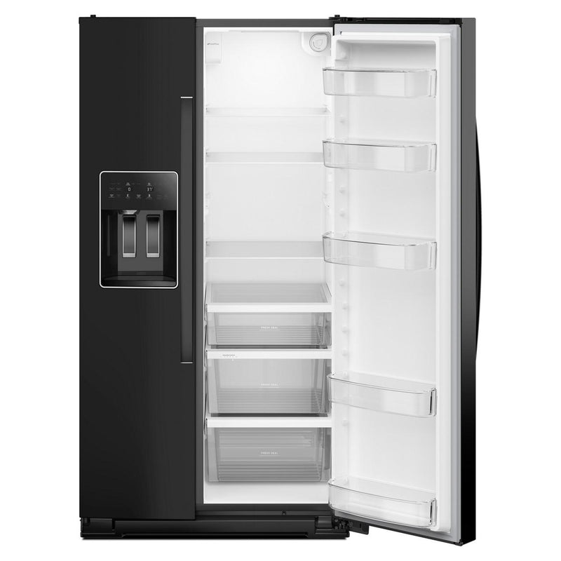 Whirlpool Réfrigérateur côte - à - côte de 36 pouces, 28 pi. cu. avec distributeur d'eau et de glace WRSF5536RV - Germain Larivière