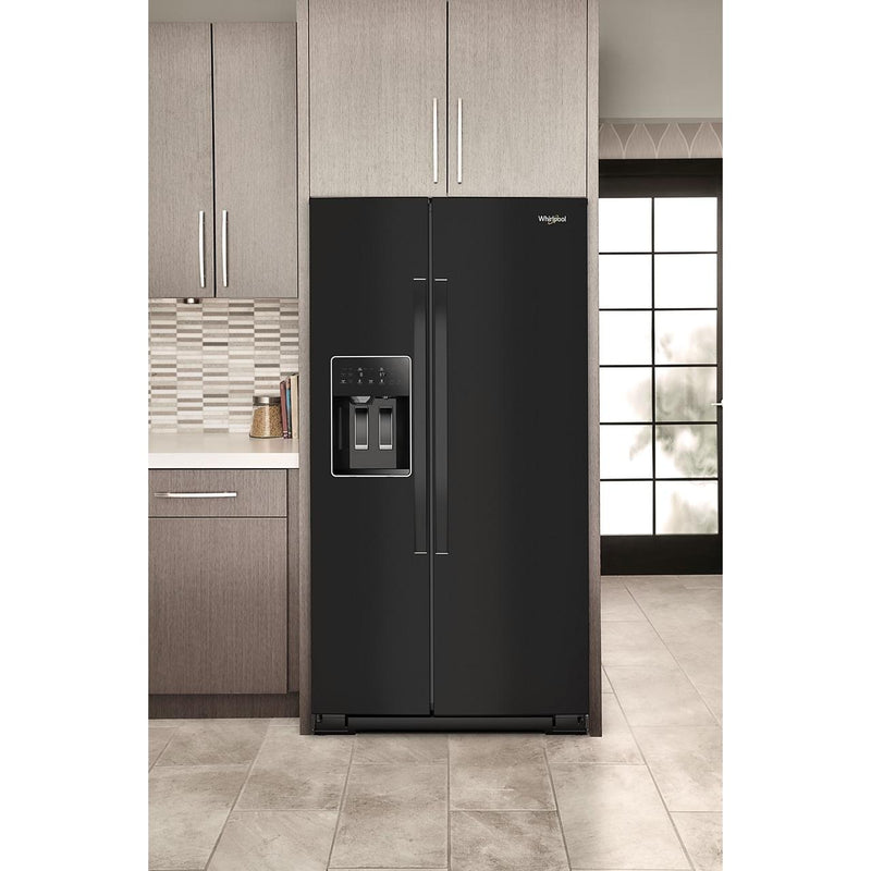 Whirlpool Réfrigérateur côte - à - côte de 36 pouces, 28 pi. cu. avec distributeur d'eau et de glace WRSF5536RV - Germain Larivière