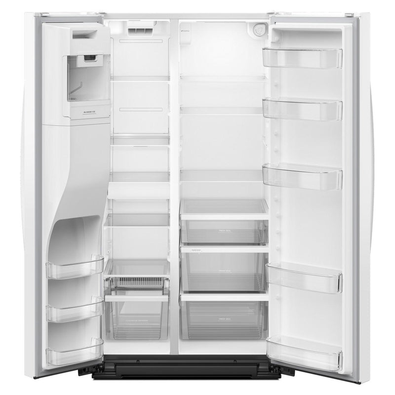 Whirlpool Réfrigérateur côte - à - côte de 36 pouces, 28 pi. cu. avec distributeur d'eau et de glace WRSF5536RW - Germain Larivière