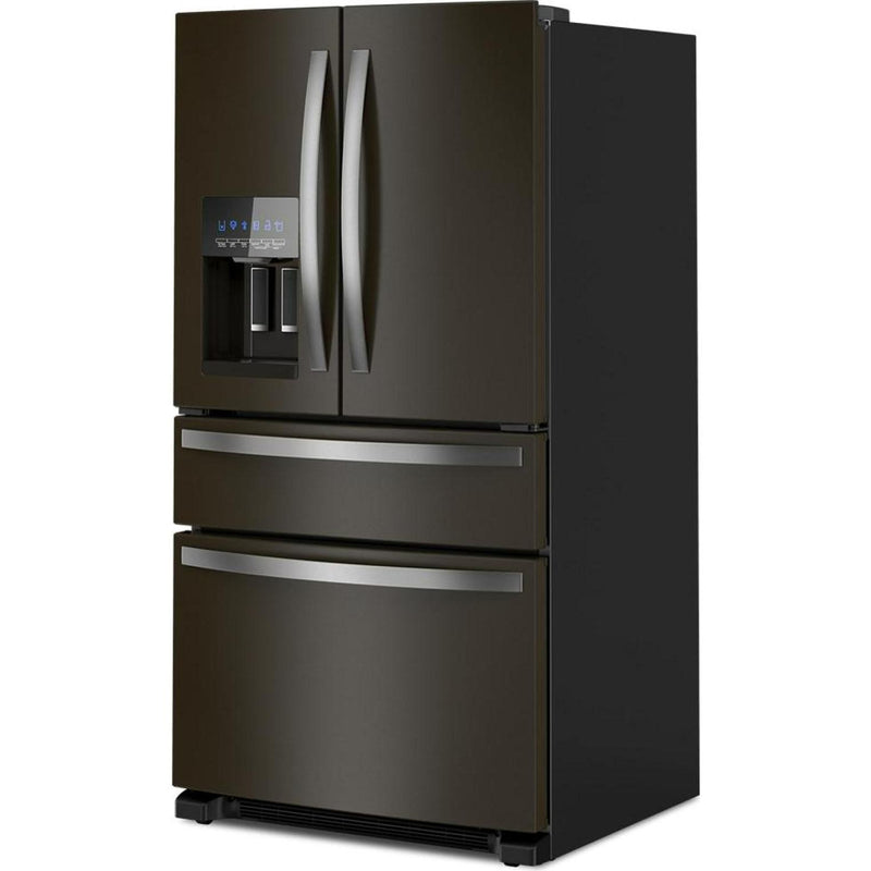 Whirlpool Réfrigérateur quatre portes avec porte à deux battants de 36 po avec distributeur externe WRMF3636RV - Germain Larivière