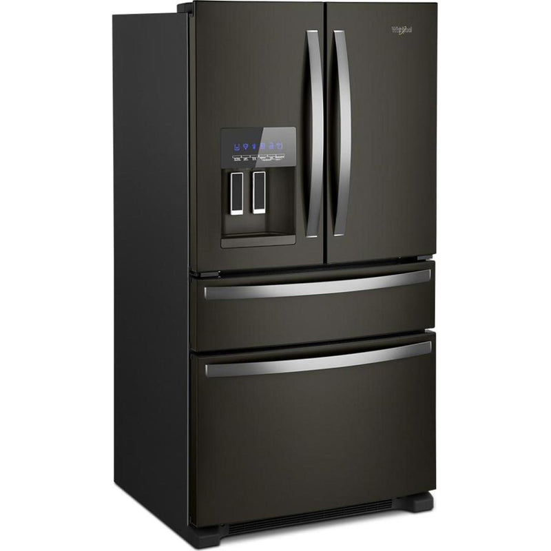 Whirlpool Réfrigérateur quatre portes avec porte à deux battants de 36 po avec distributeur externe WRMF3636RV - Germain Larivière