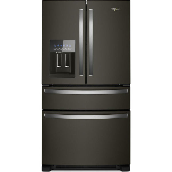 Whirlpool Réfrigérateur quatre portes avec porte à deux battants de 36 po avec distributeur externe WRMF3636RV - Germain Larivière