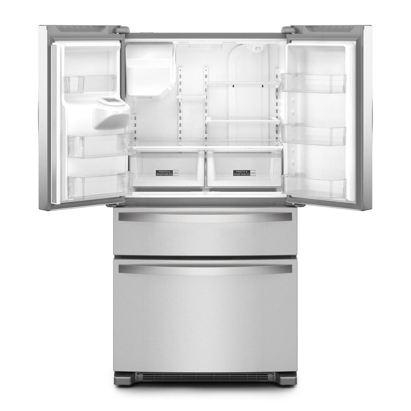 Whirlpool Réfrigérateur quatre portes avec porte à deux battants de 36 po avec distributeur externe WRMF3636RZ - Germain Larivière