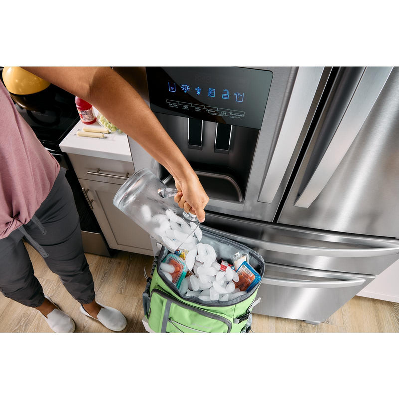 Whirlpool Réfrigérateur quatre portes avec porte à deux battants de 36 po avec distributeur externe WRMF3636RZ - Germain Larivière