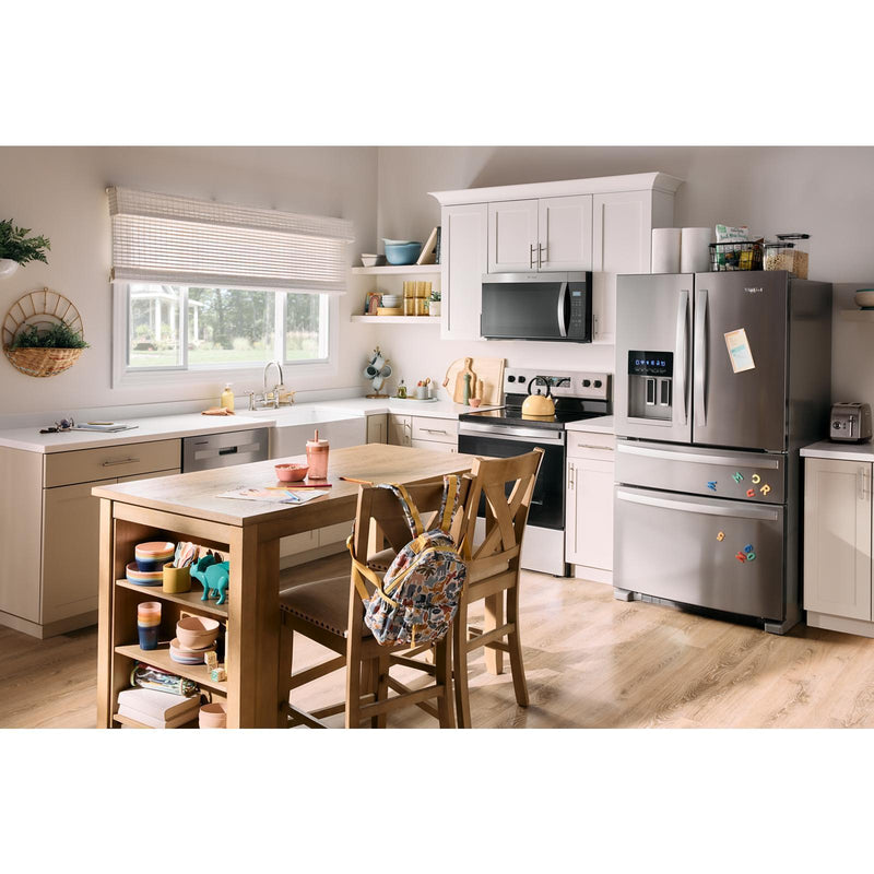 Whirlpool Réfrigérateur quatre portes avec porte à deux battants de 36 po avec distributeur externe WRMF3636RZ - Germain Larivière