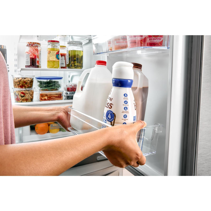 Whirlpool Réfrigérateur quatre portes avec porte à deux battants de 36 po avec distributeur externe WRMF3636RZ - Germain Larivière