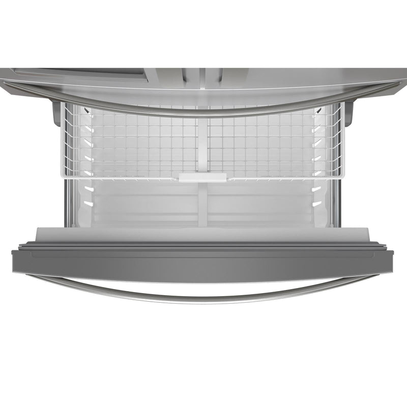 Whirlpool Réfrigérateur quatre portes avec porte à deux battants de 36 po avec distributeur externe WRMF3636RZ - Germain Larivière