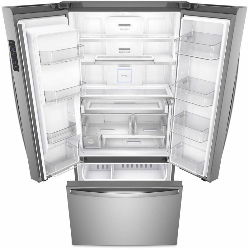 Whirlpool Réfrigérateur trois portes avec porte à deux battants à profondeur de comptoir de 36 po, 23,8 pi cu WRFC9636RZ - Germain Larivière