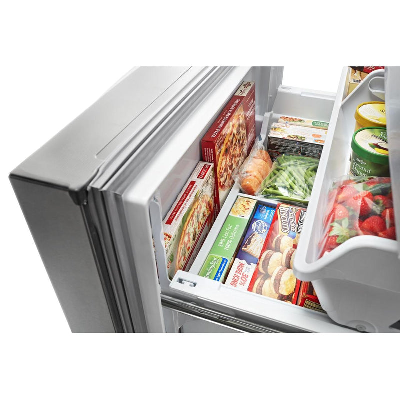 Whirlpool Réfrigérateur trois portes avec porte à deux battants à profondeur de comptoir de 36 po, 23,8 pi cu WRFC9636RZ - Germain Larivière