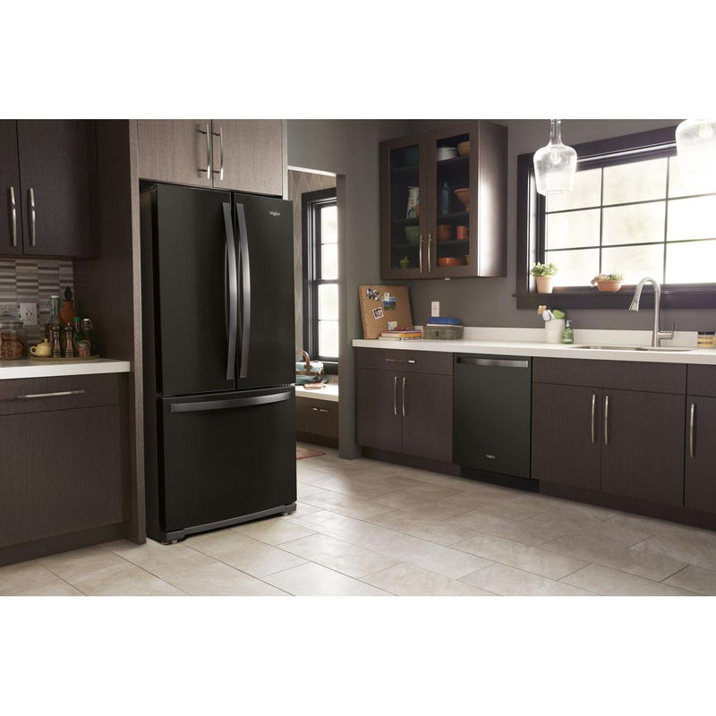 Whirlpool Réfrigérateur trois portes avec porte à deux battants amovible de 30 po 19,68 pi.cu. avec filtre à air FreshFlow™ WRF560SFHV - Germain Larivière