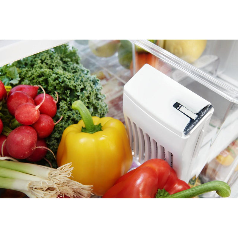 Whirlpool Réfrigérateur trois portes avec porte à deux battants amovible de 30 po, 19,7 pi. cu. avec distributeur externe d'eau avec filtration EveryDrop® WRF560SEHB - Germain Larivière