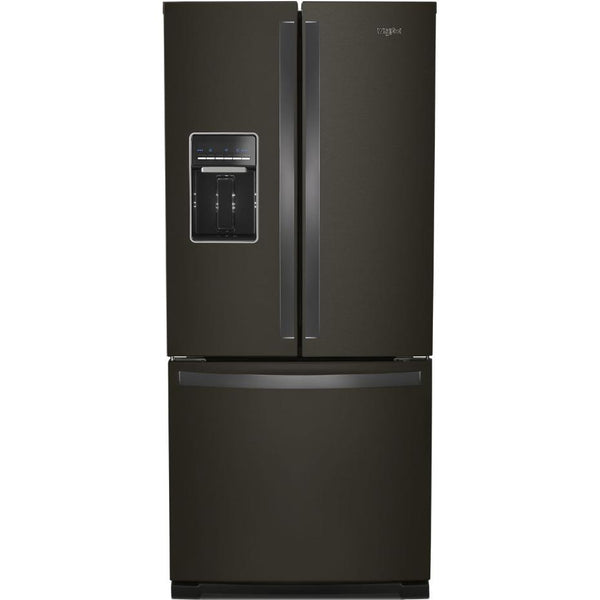 Whirlpool Réfrigérateur trois portes avec porte à deux battants amovible de 30 po, 19,7 pi. cu. avec distributeur externe d'eau avec filtration EveryDrop® WRF560SEHV - Germain Larivière