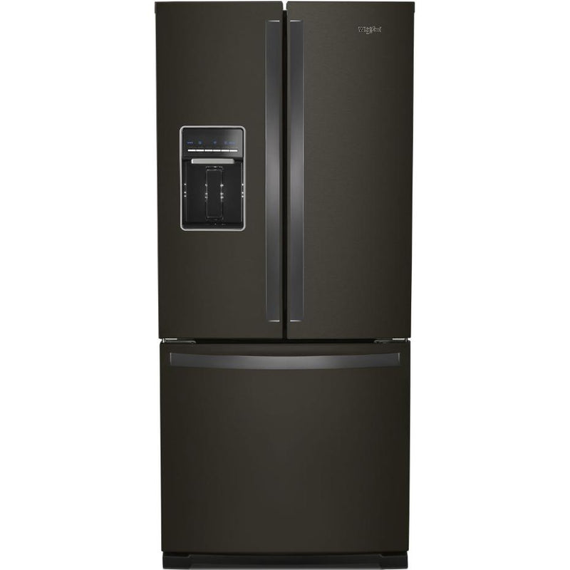 Whirlpool Réfrigérateur trois portes avec porte à deux battants amovible de 30 po, 19,7 pi. cu. avec distributeur externe d'eau avec filtration EveryDrop® WRF560SEHV - Germain Larivière