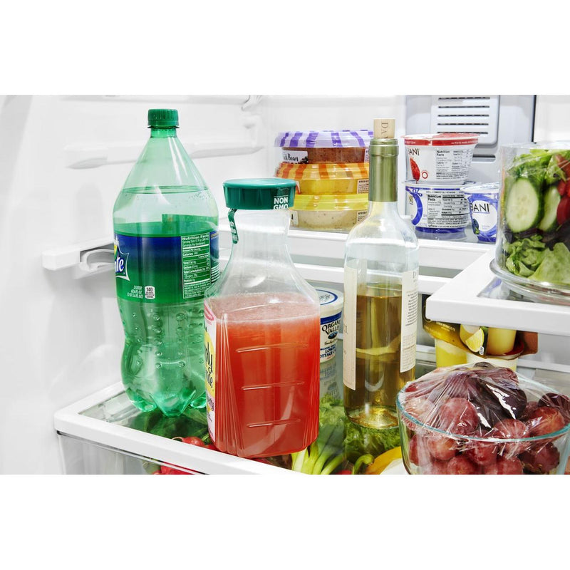 Whirlpool Réfrigérateur trois portes avec porte à deux battants amovible de 30 po, 19,7 pi. cu. avec distributeur externe d'eau avec filtration EveryDrop® WRF560SEHW - Germain Larivière
