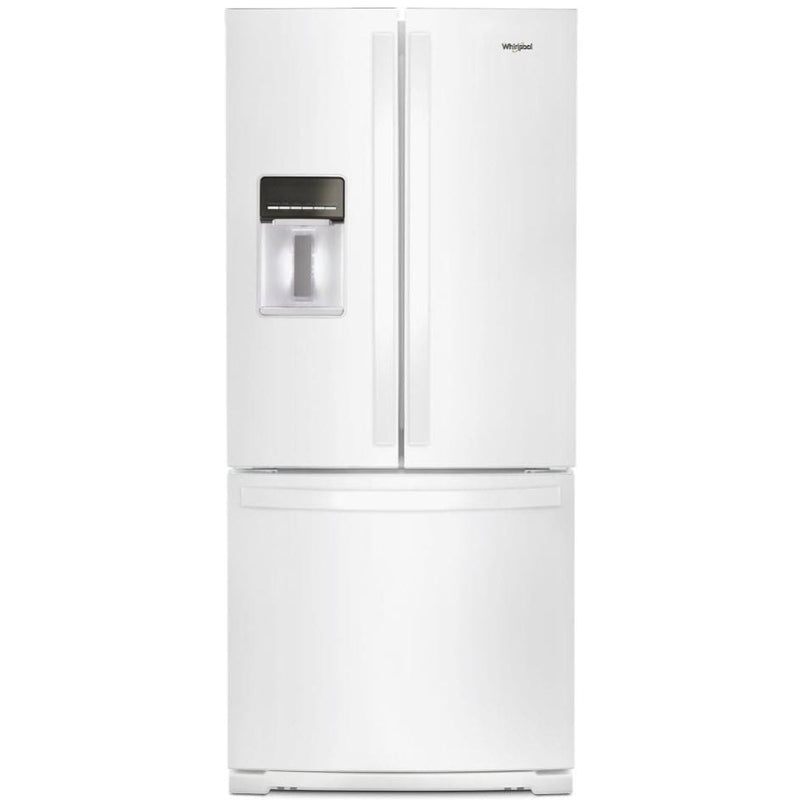 Whirlpool Réfrigérateur trois portes avec porte à deux battants amovible de 30 po, 19,7 pi. cu. avec distributeur externe d'eau avec filtration EveryDrop® WRF560SEHW - Germain Larivière