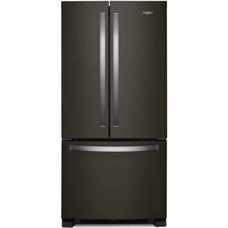 Whirlpool Réfrigérateur trois portes avec porte à deux battants amovible de 33 pouces, 22,1 pi. cu. avec machine à glaçons WRFF5333PV - Germain Larivière