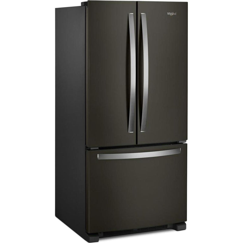 Whirlpool Réfrigérateur trois portes avec porte à deux battants amovible de 33 pouces, 22,1 pi. cu. avec machine à glaçons WRFF5333PV - Germain Larivière