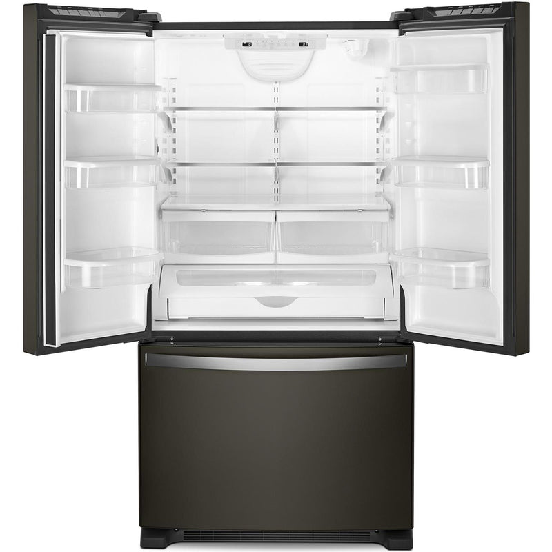 Whirlpool Réfrigérateur trois portes avec porte à deux battants amovible de 33 pouces, 22,1 pi. cu. avec machine à glaçons WRFF5333PV - Germain Larivière