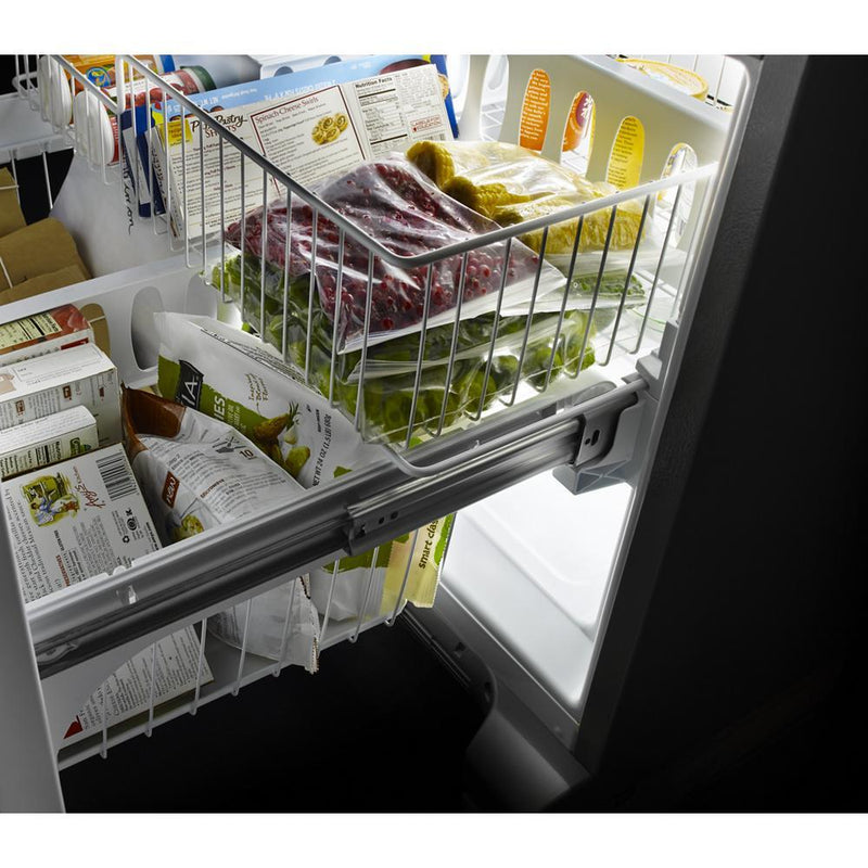 Whirlpool Réfrigérateur trois portes avec porte à deux battants amovible de 33 pouces, 22,1 pi. cu. avec machine à glaçons WRFF5333PW - Germain Larivière
