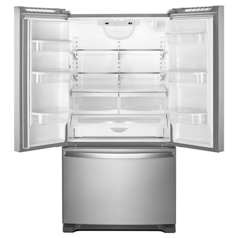Whirlpool Réfrigérateur trois portes avec porte à deux battants amovible de 33 pouces, 22,1 pi. cu. avec machine à glaçons WRFF5333PZ - Germain Larivière