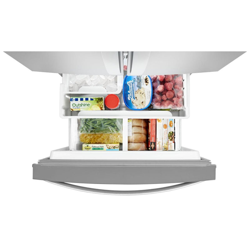 Whirlpool Réfrigérateur trois portes avec porte à deux battants de 30 po, 19,68 pi cu WRF560SMHZ - Germain Larivière